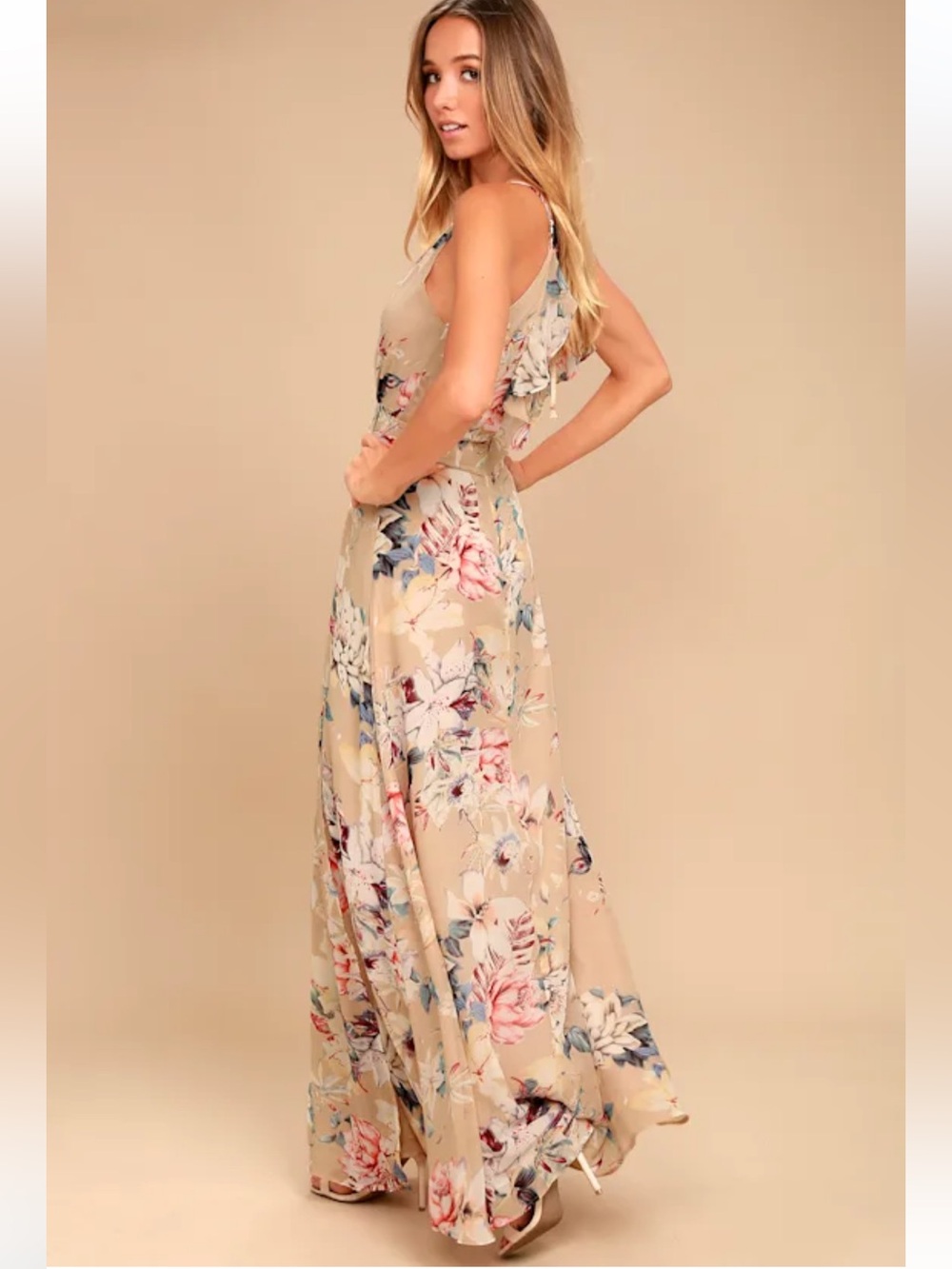 NWT Lulu's Something Just Like This Floral Maxi Dress - Picture 2 of 10